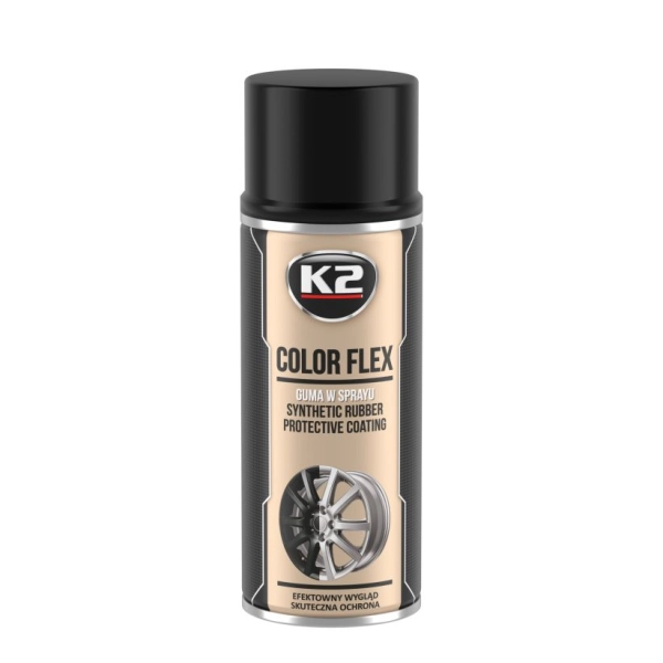 K2 Color Flex GlossBlack Guma w Sprayu