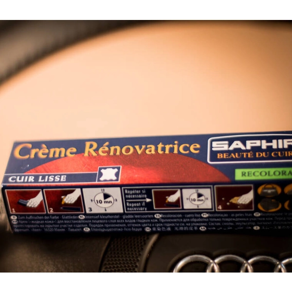 Renovating Cream Saphir do Kierownic Czarny