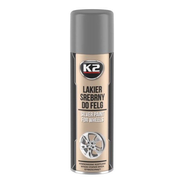 K2 Srebrny Lakier do Felg 500ml