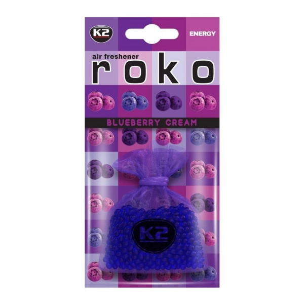 Saszetka Zapachowa do Auta K2 Roko Blueberry