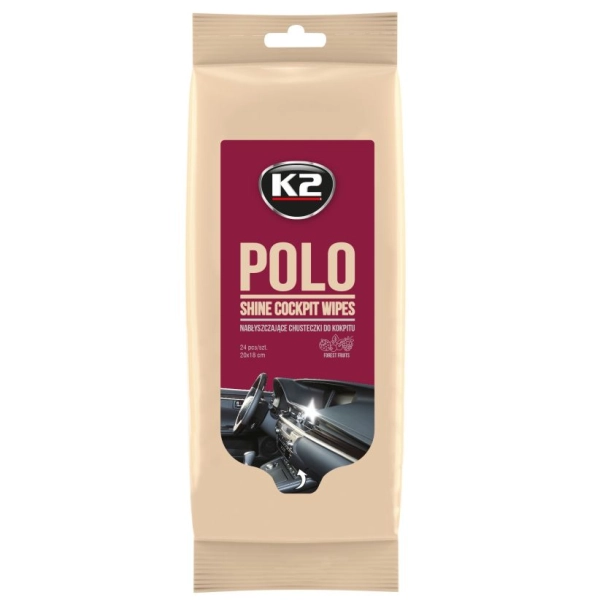 K2 Polo Shine Wipes Chusteczki Nawilżane do Kokpitu