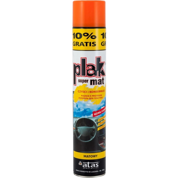 Plak Matowy Spray do Kokpitu Pomarańczowy.