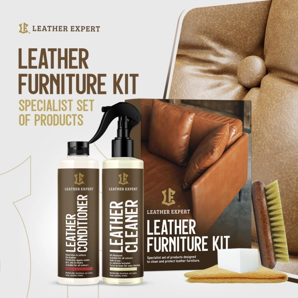 Zestaw Leather Expert Furniture Care Kit - Kompleksowa Pielęgnacja Skóry